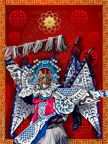 Chinese musical opera perfomance featuring dance traditional music costumes amp the art of makeup