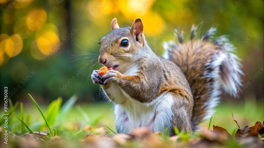 A Curious Squirrel Enjoying a Snack in the Autumn Woods, close-up , animal , nature , wildlife , squirrel A Curious Squirrel Enjoying a Snack in the Autumn Woods, close-up , animal , nature , wildlife , squirrel