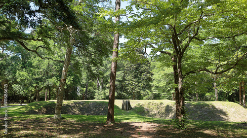 Roanoke Earthworks Historical Location - Roanoke Island North Carolina - location site of the original lost English colony in the late 1500's