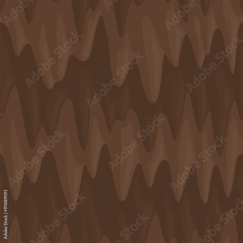 Brown seamless pattern with vector mud texture