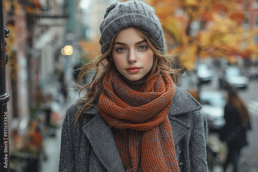 People showcasing stylish fall fashion in an urban setting, surrounded by autumn foliage and cityscapes. People showcasing stylish fall fashion in an urban setting, surrounded by autumn foliage and cityscapes.