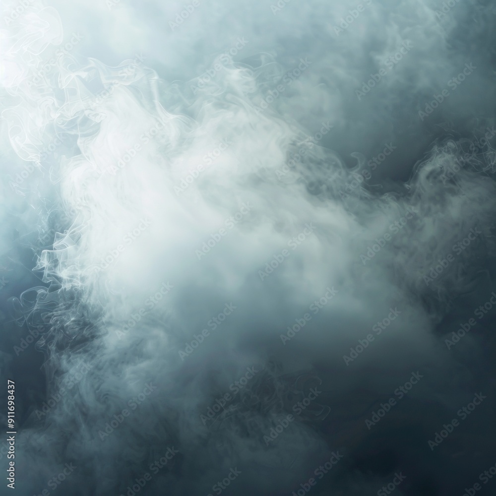 Fototapeta premium smoke on a gray background
