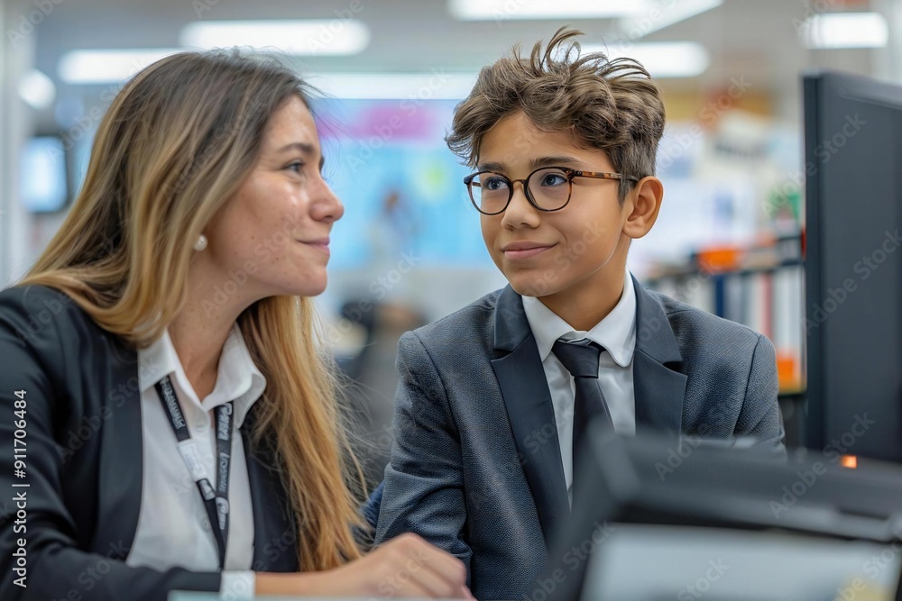 people work in the office