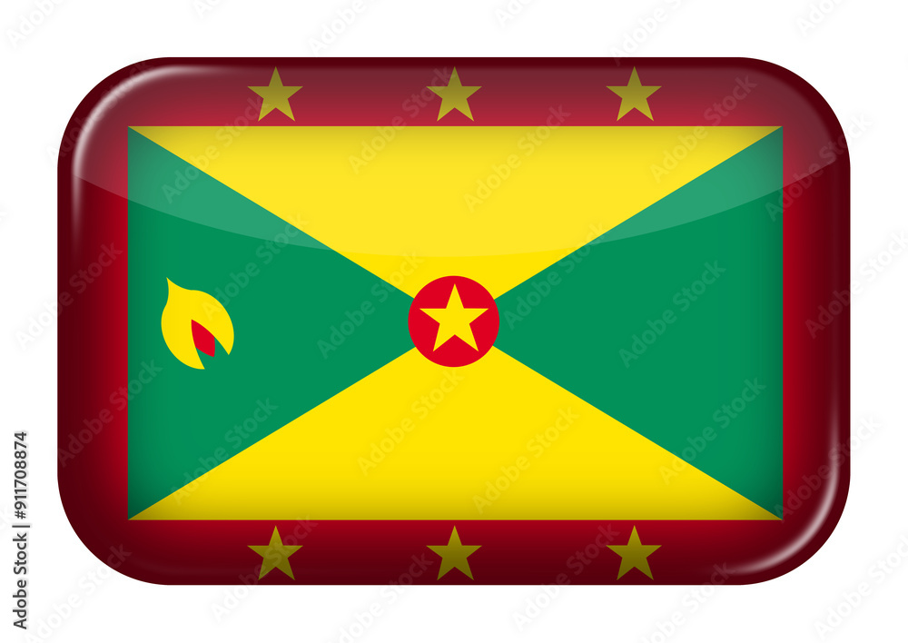 Grenada web icon rectangle button Grenada web icon rectangle button