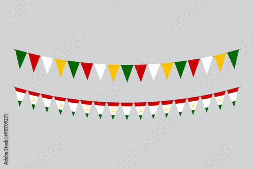 Albania ribbon flag