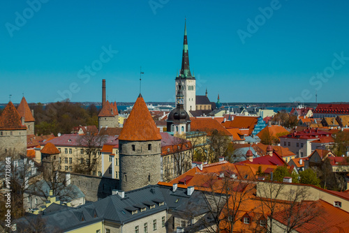 Wallpaper Mural The streets and viewpoints of Tallinn, Estonia Torontodigital.ca