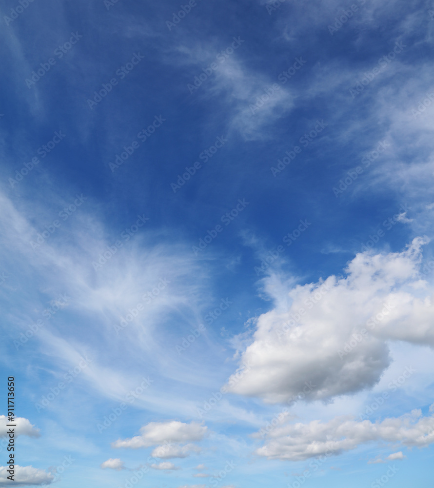 White clouds in blue sky White clouds in blue sky