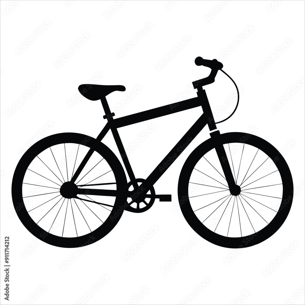 A racer is riding a bicycle on a hilly road silhouette vector illustration A racer is riding a bicycle on a hilly road silhouette vector illustration