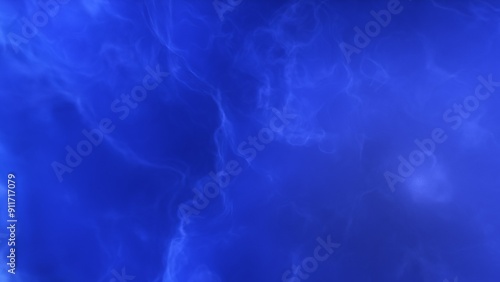 A blue space background with stars and a galaxy 