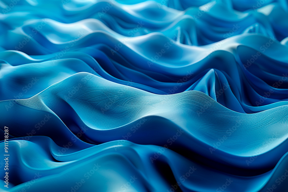 Abstract blue background with waves. Abstract blue background with waves.