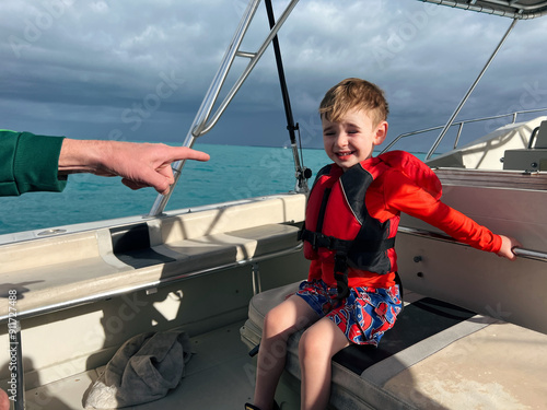 Family Vacation Experience - Boat Ride in the Bahamas photo