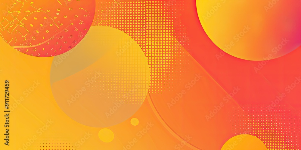 Orange and yellow abstract geometric shapes. Orange and yellow abstract geometric shapes.