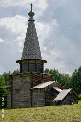 the old wooden church