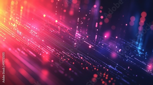 Wallpaper Mural Advanced tech background with delicate color gradients and a fusion of digital and AI motifs, creating a sleek and futuristic aesthetic Torontodigital.ca