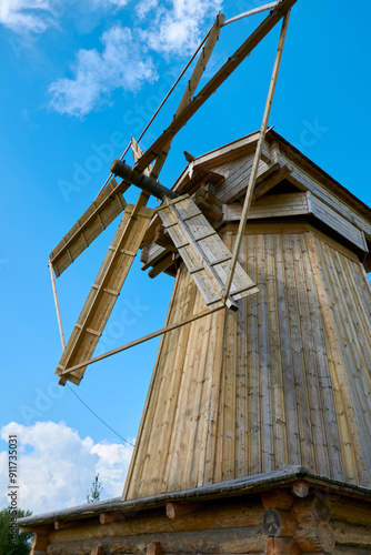 Old wooden mill