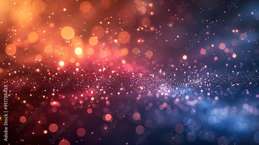 a colorful lights in the dark. 