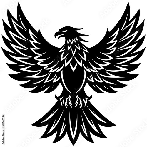 Eagle Silhouette Design