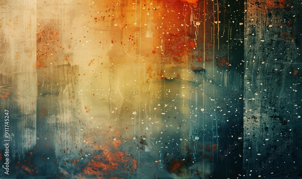 Designed medium format film background with heavy grain, dust and light leaks; industrial abstract design illustration graphic Designed medium format film background with heavy grain, dust and light leaks; industrial abstract design illustration graphic