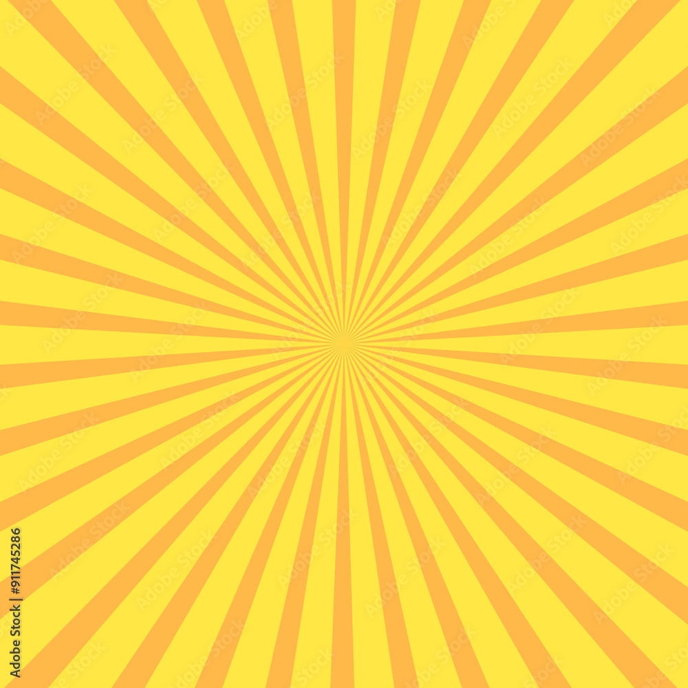 Obraz premium Vintage background. Sunburst pattern.