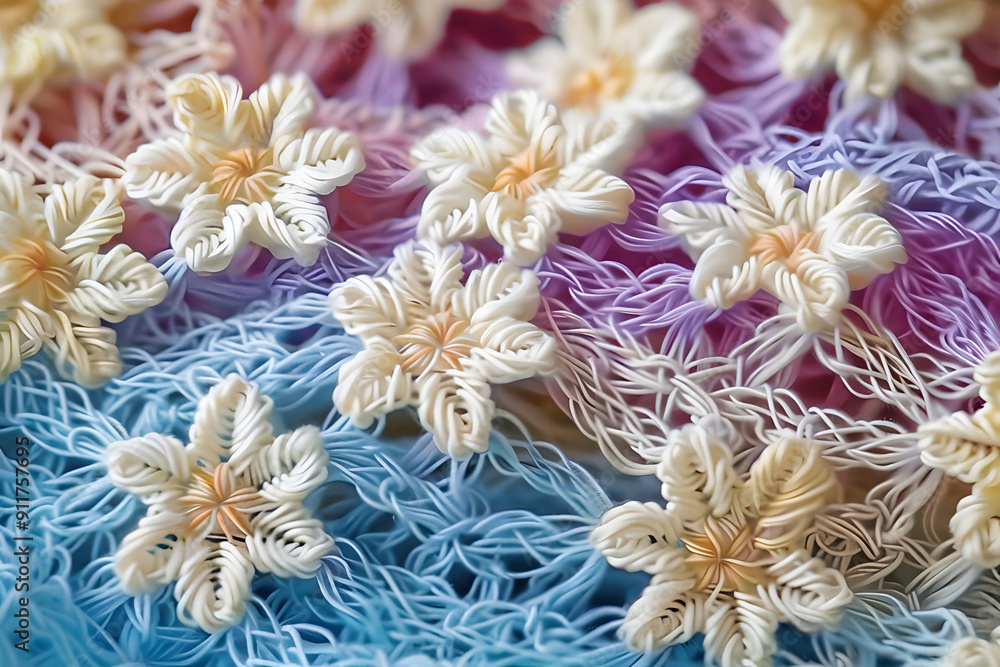 flower lace knitting wool texture and background flower lace knitting wool texture and background