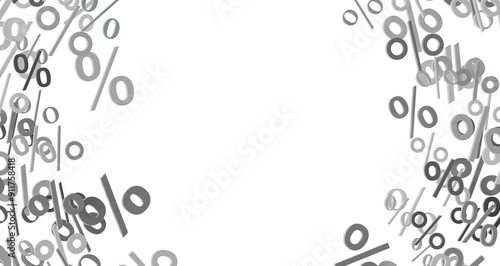 percent sign percentage icon interest rate background