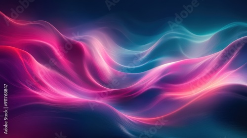 Futuristic background for cybersecurity with an ornate design, featuring a smooth gradient of hot pink, purple, and teal for a modern aesthetic