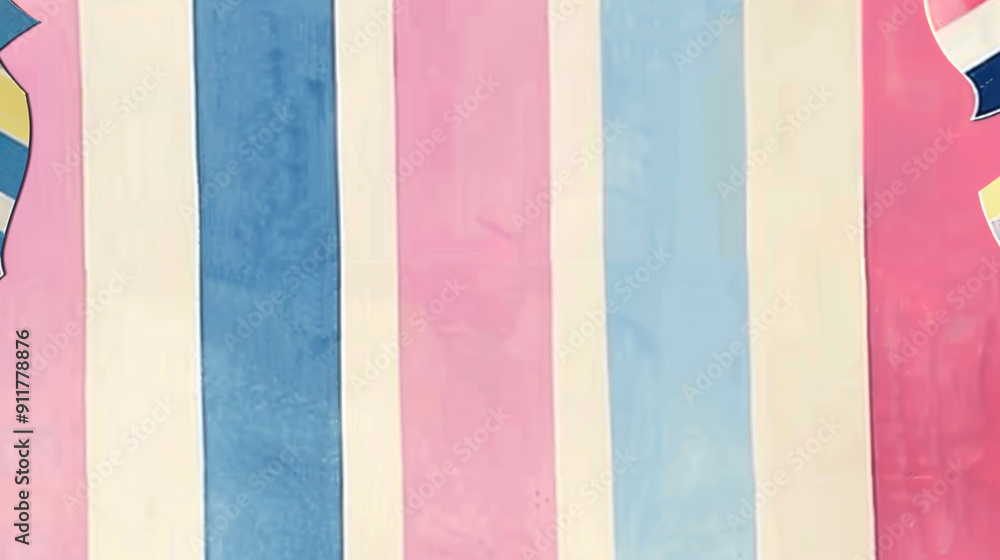 Abstract painting with pastel vertical stripes. Abstract painting with pastel vertical stripes.