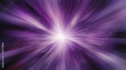 Blurred purple zoom perspective background. Abstract soft explosion effect. Generative AI