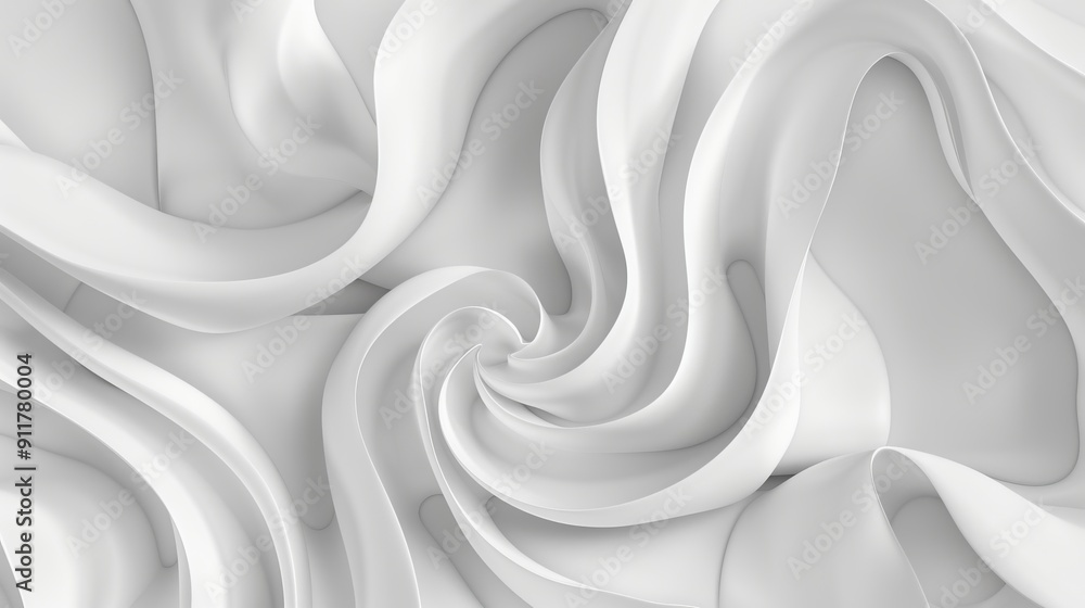 Abstract swirl pattern with silky white liquid texture. Abstract swirl pattern with silky white liquid texture.