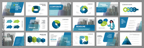 Annual report brochure set