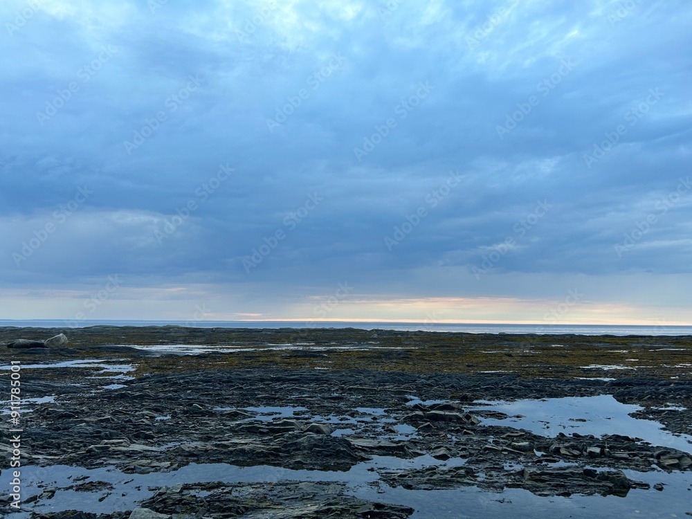 clouds over the sea