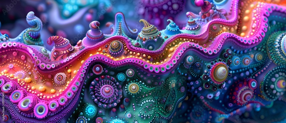 Psychedelic job interview with vibrant, abstract designs, Psychedelic, Multicolor, Digital Art Psychedelic job interview with vibrant, abstract designs, Psychedelic, Multicolor, Digital Art