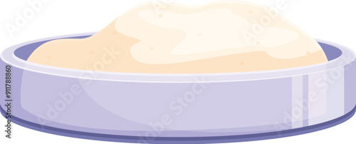 Petri dish containing a growing culture, used in scientific experiments for research and analysis