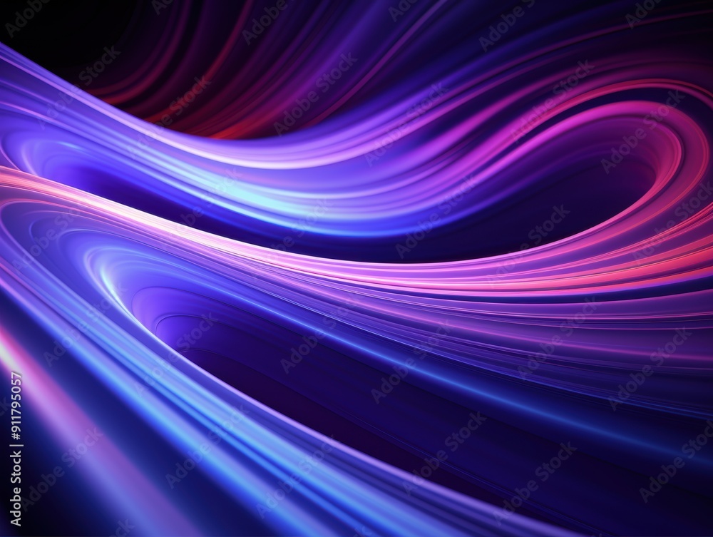 Neon Waves Background Neon Waves Background
