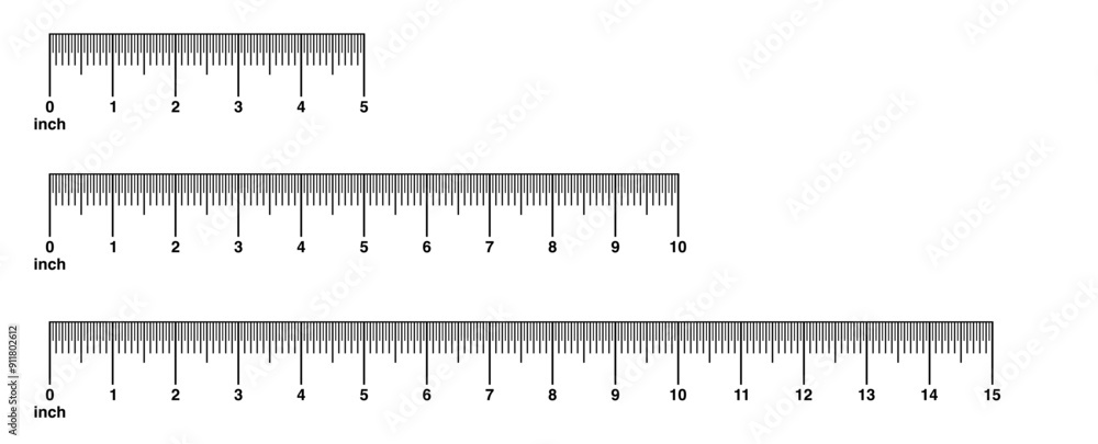 Rulers metric rulers. Measuring tool isolated. Template measuring scale ...