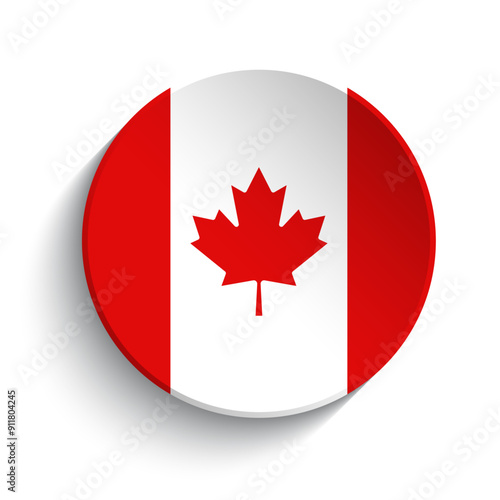 Canada flag button