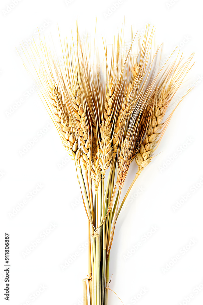 Fototapeta premium Kamut Khorasan Wheat isolated on a white background