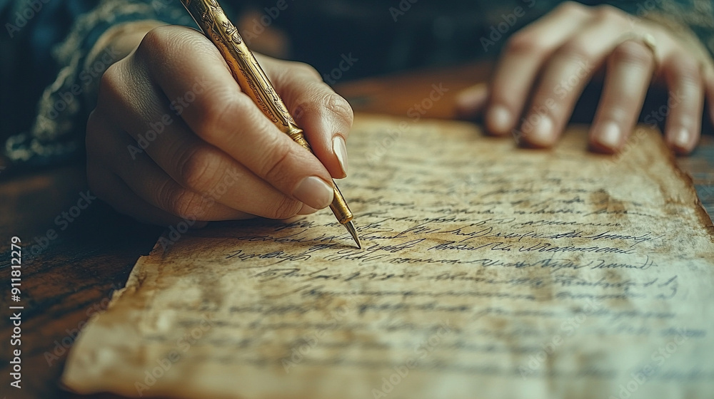 woman's hand signing a document, symbolizing agreement, commitment, and official authorization. The image portrays professionalism, legality, and administrative processes woman's hand signing a document, symbolizing agreement, commitment, and official authorization. The image portrays professionalism, legality, and administrative processes