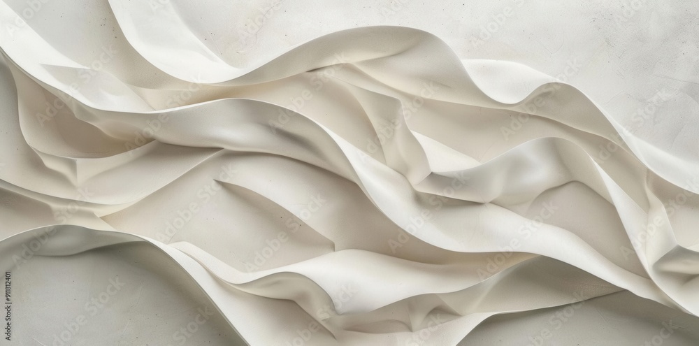 Abstract Origami Composition. Bend, curve, and textured paper art concept Abstract Origami Composition. Bend, curve, and textured paper art concept