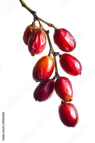 Mystic photo of Barhi Dates, isolated on white background photo