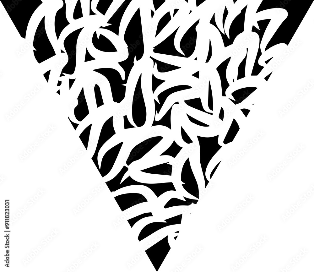 Hand drawn triangle texture Hand drawn triangle texture