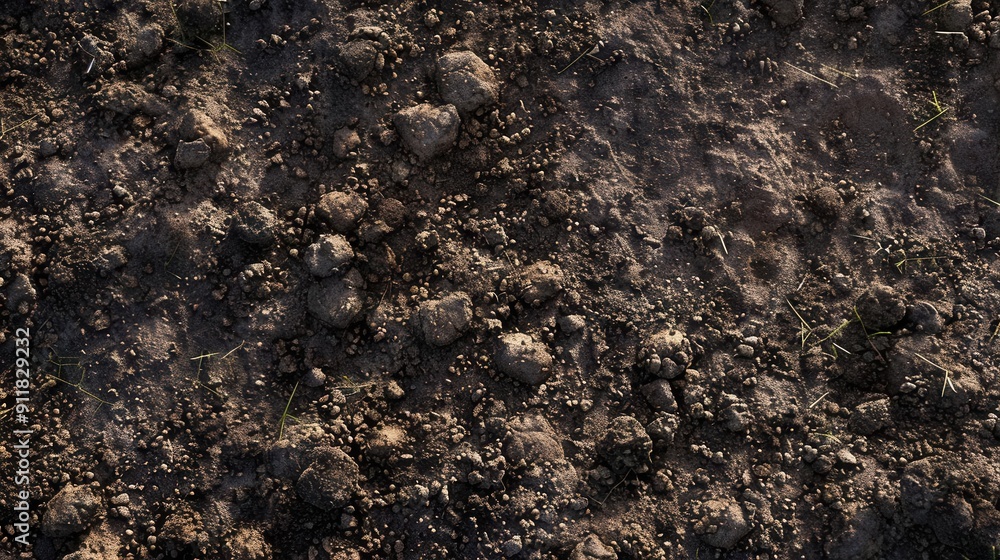 Light and Fluffy Soil Texture. Gardening concept Light and Fluffy Soil Texture. Gardening concept