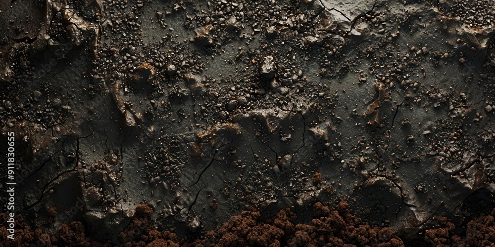 Nurturing Earth. Moist, spongy, and absorbent soil texture concept Nurturing Earth. Moist, spongy, and absorbent soil texture concept