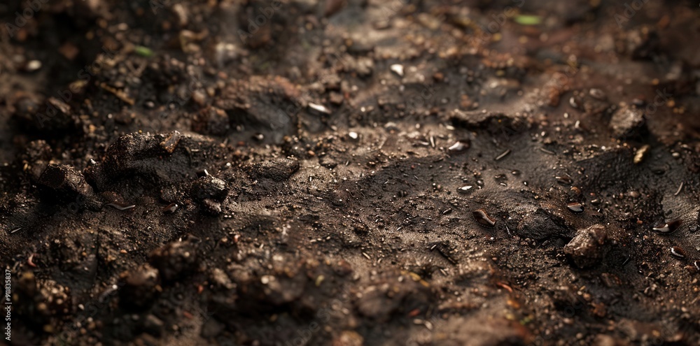 Lush Fertile Ground. Rich, organic, and nutrient-rich soil texture concept Lush Fertile Ground. Rich, organic, and nutrient-rich soil texture concept