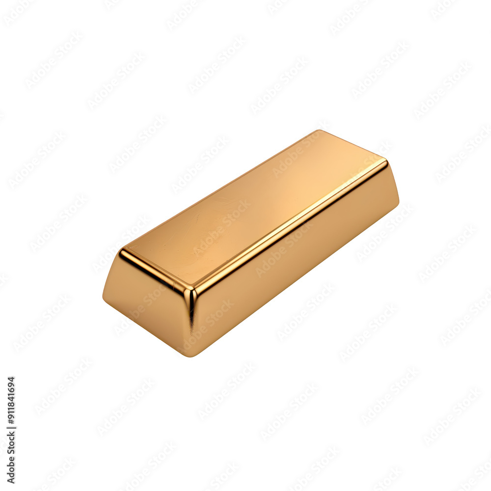 Gold bars isolated on transparent background Gold bars isolated on transparent background