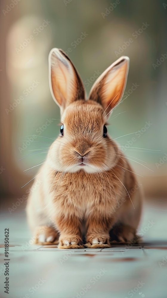 Obraz premium rabbit isolated on cute background