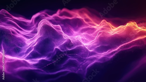 Abstract ultraviolet waveforms glowing, perfect for creating vibrant banners.