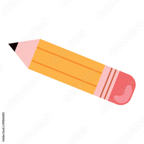 Isolated pencil School icon Vector