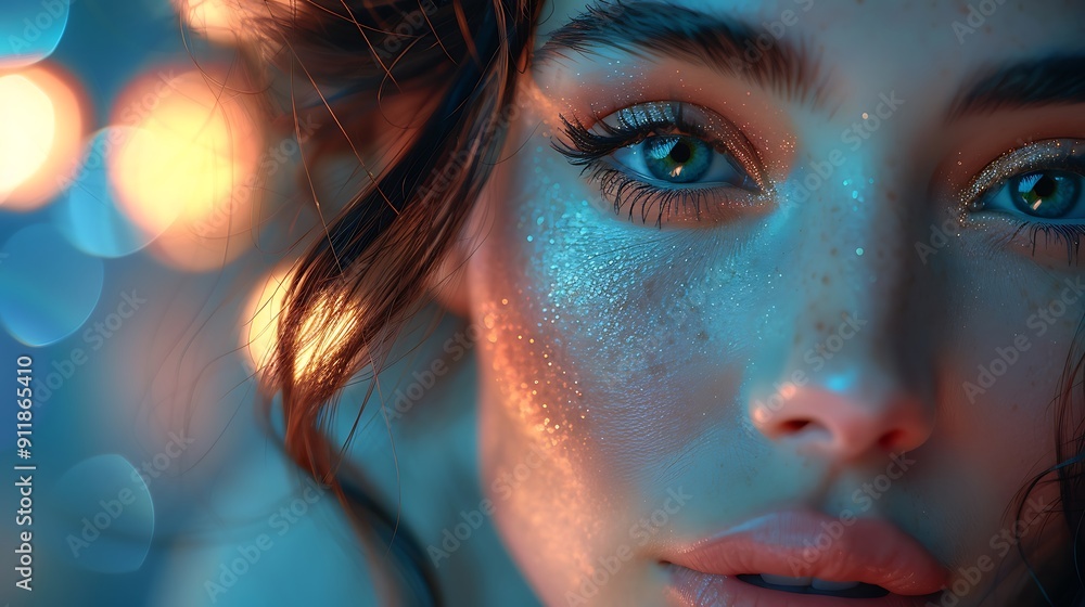 A realistic photograph, 8K resolution, shot on professional DSLR camera, shallow depth of field, tack-sharp focus, exquisite detail, high dynamic range of A professional makeup artist creating A realistic photograph, 8K resolution, shot on professional DSLR camera, shallow depth of field, tack-sharp focus, exquisite detail, high dynamic range of A professional makeup artist creating