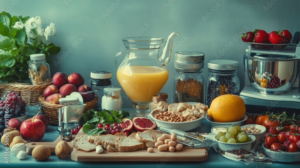 Healthy food and medical equipment Healthy food and medical equipment